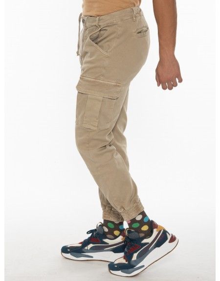 OVER-D Cargo Παντελόνι OT1F2W1P10 Μπεζ OVER-D - 5