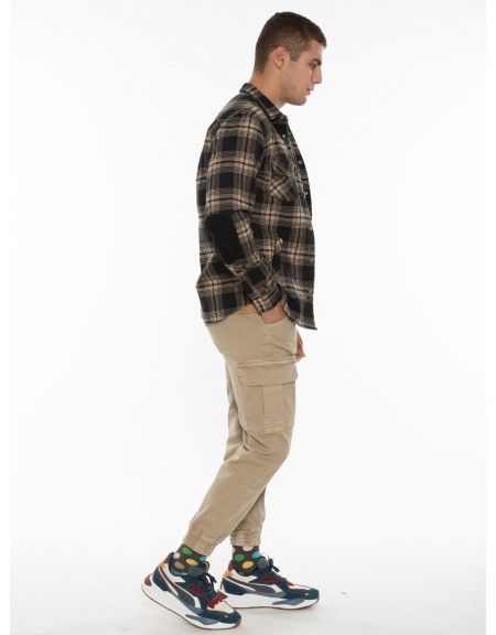 OVER-D Cargo Παντελόνι OT1F2W1P10 Μπεζ OVER-D - 12