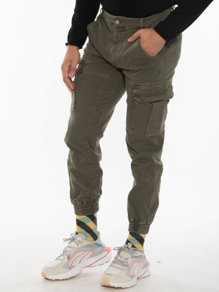 OVER-D Cargo Παντελόνι OT1F2W1P10 Χακί OVER-D - 4