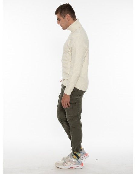 OVER-D Cargo Παντελόνι OT1F2W1P10 Χακί OVER-D - 12