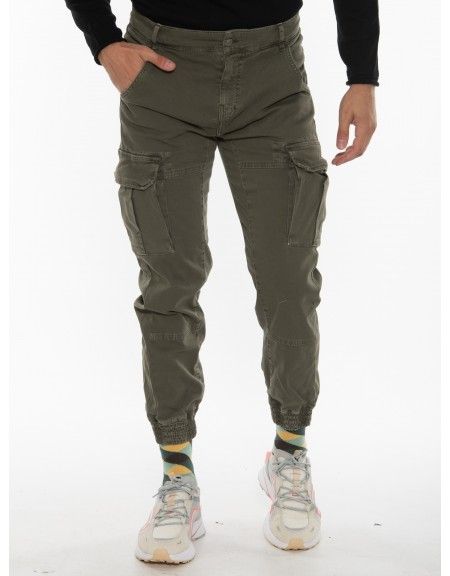 OVER-D Cargo Παντελόνι OT1F2W1P10 Χακί OVER-D - 1