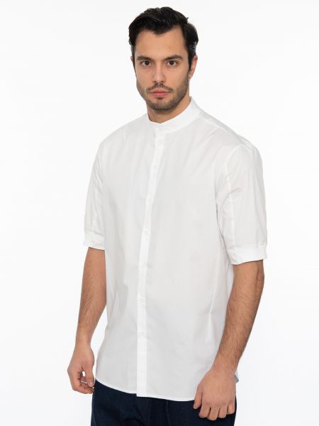 19 ATHENS Short Sleeve Shirt mao K22-1002 White NINETEEN - 4