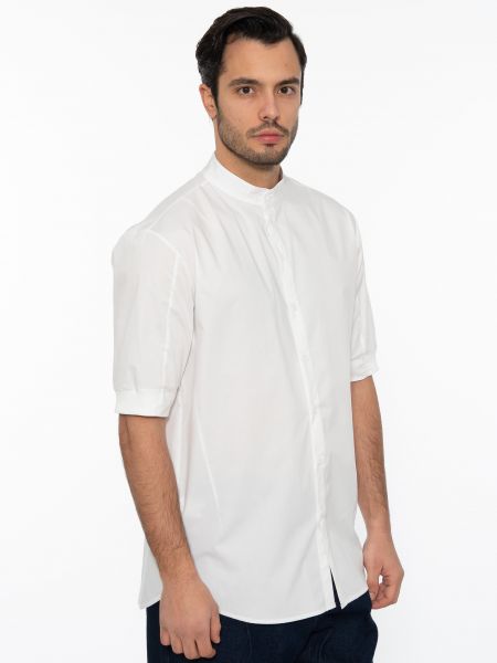19 ATHENS Short Sleeve Shirt mao K22-1002 White NINETEEN - 3