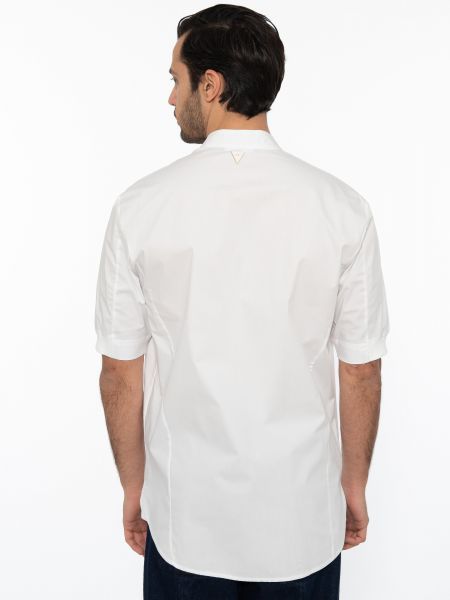 19 ATHENS Short Sleeve Shirt mao K22-1002 White NINETEEN - 2