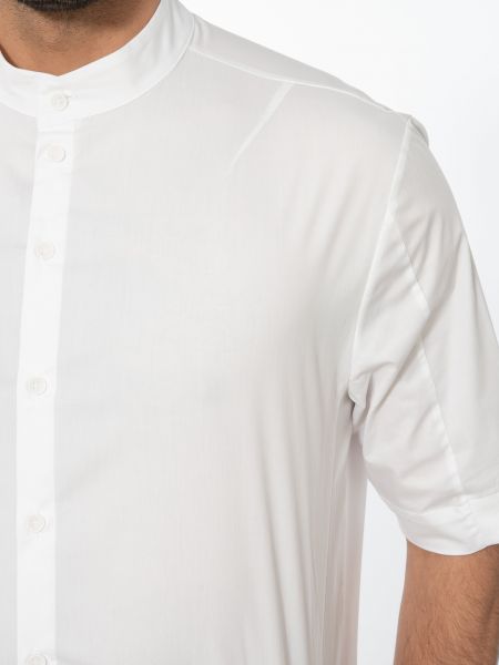 19 ATHENS Short Sleeve Shirt mao K22-1002 White NINETEEN - 5