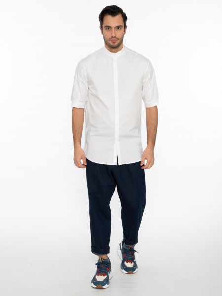 19 ATHENS Short Sleeve Shirt mao K22-1002 White NINETEEN - 6