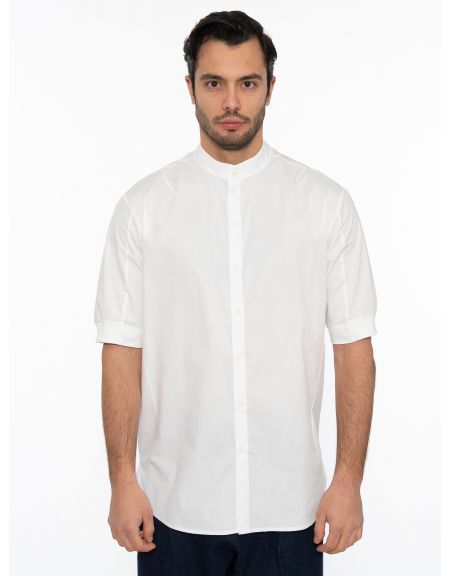 19 ATHENS Short Sleeve Shirt mao K22-1002 White NINETEEN - 12