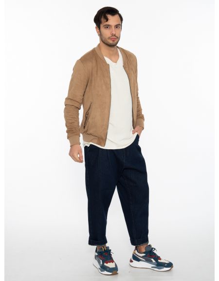 OVER-D Spring Jacket OM545GR BOMBER Brown - Tampa OVER-D - 10