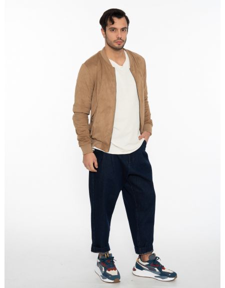 OVER-D Spring Jacket OM545GR BOMBER Brown - Tampa OVER-D - 8