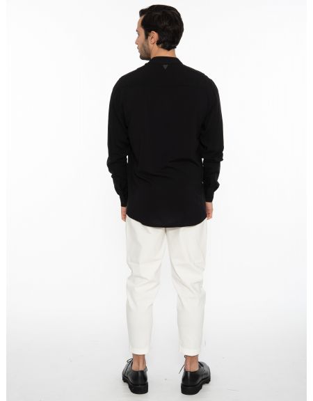 19 ATHENS Shirt mao K22-1004 Black NINETEEN - 8