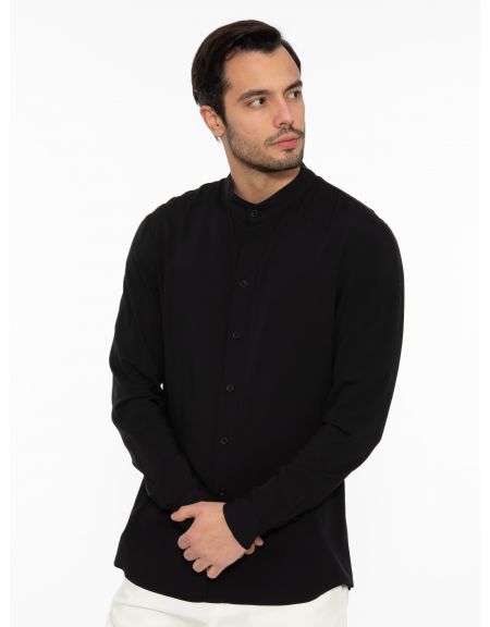 19 ATHENS Shirt mao K22-1004 Black NINETEEN - 4