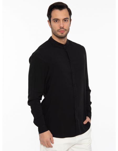 19 ATHENS Shirt mao K22-1004 Black NINETEEN - 3