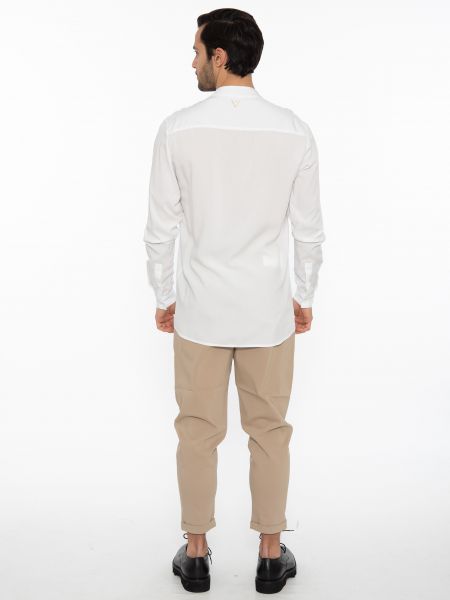 19 ATHENS Shirt mao K22-1004 White NINETEEN - 7