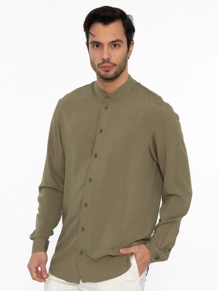 19 ATHENS Shirt mao K22-1004 Khaki NINETEEN - 4