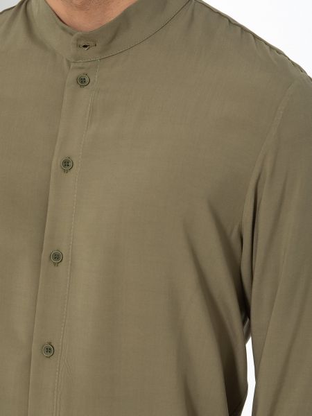 19 ATHENS Shirt mao K22-1004 Khaki NINETEEN - 5