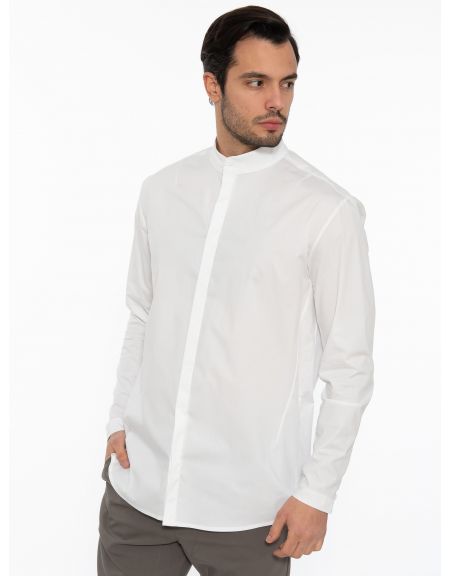 19 ATHENS Shirt mao K22-1005 White NINETEEN - 4
