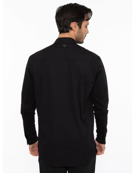 19 ATHENS Shirt mao K22-1005 Black NINETEEN - 2