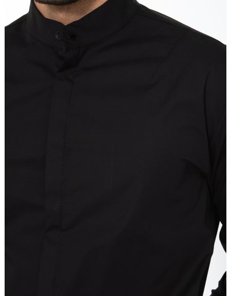 19 ATHENS Shirt mao K22-1005 Black NINETEEN - 5