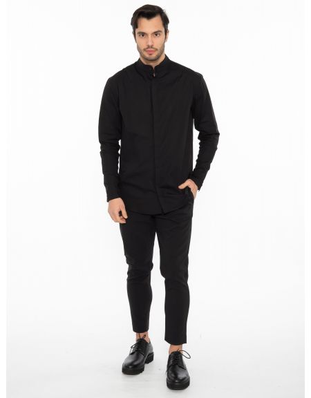 19 ATHENS Shirt mao K22-1005 Black NINETEEN - 6