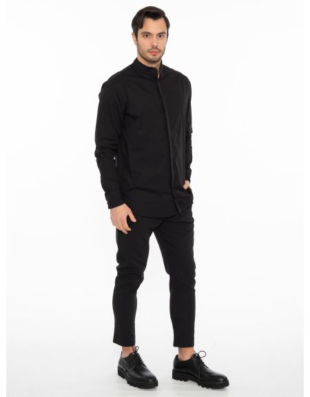 19 ATHENS Shirt mao K22-1005 Black NINETEEN - 8