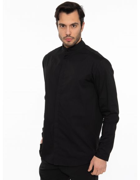 19 ATHENS Shirt mao K22-1005 Black NINETEEN - 4