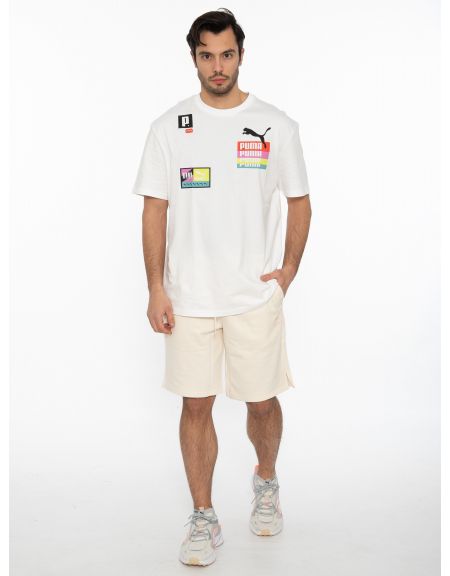 PUMA Βερμούδα μακό 533563 99 Classics Longline Shorts 10'' TR Εκρού PUMA - 6