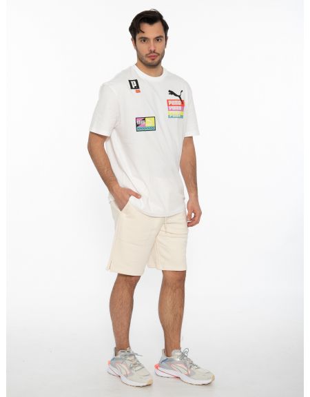 PUMA Βερμούδα μακό 533563 99 Classics Longline Shorts 10'' TR Εκρού PUMA - 8