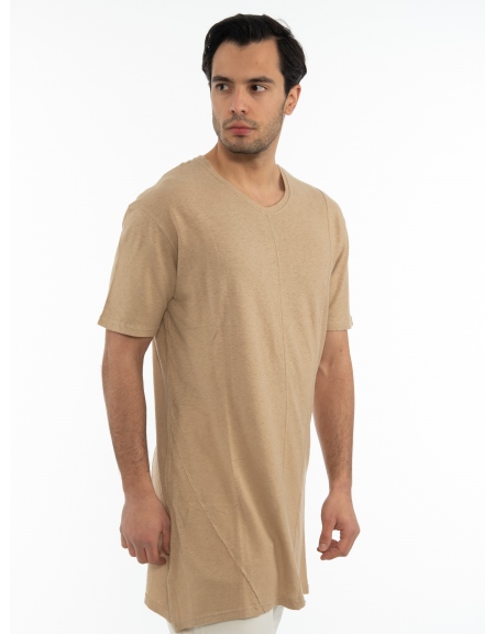 LA HAINE T-shirt 3J KREPT Beige LA HAINE - 3