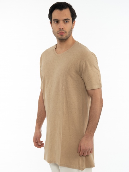 LA HAINE T-shirt 3J KREPT Beige LA HAINE - 4