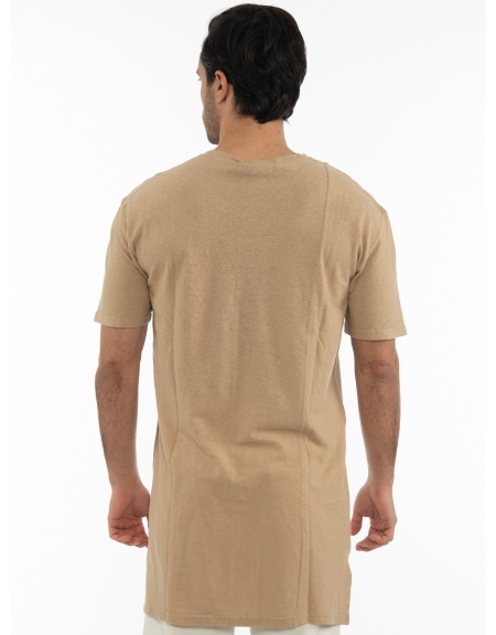 LA HAINE T-shirt 3J KREPT Beige LA HAINE - 2