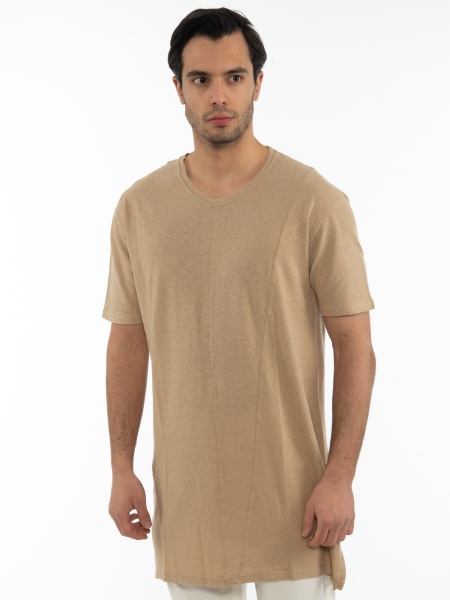 LA HAINE T-shirt 3J KREPT Beige LA HAINE - 9