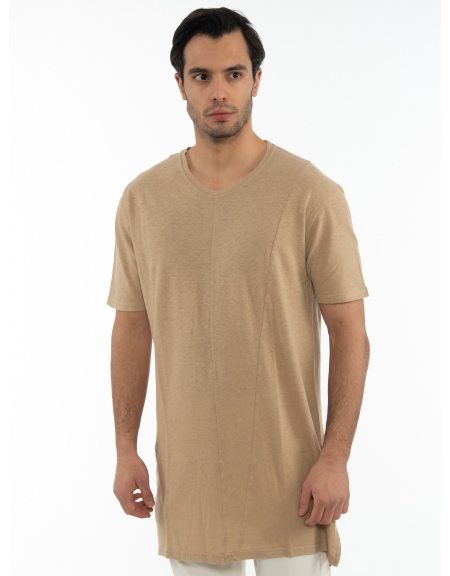 LA HAINE T-shirt 3J KREPT Beige LA HAINE - 9