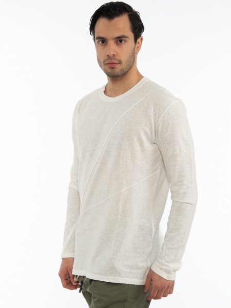 LA HAINE Μπλούζα 3J KONAN Λευκό LA HAINE - 4