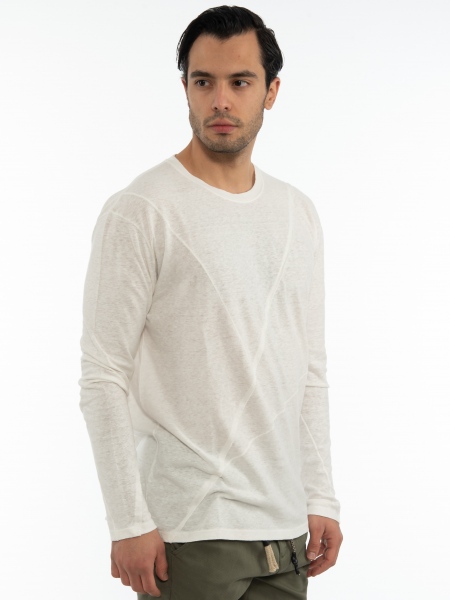 LA HAINE Μπλούζα 3J KONAN Λευκό LA HAINE - 3