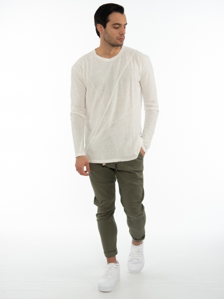 XAGON MAN Chino Trousers 2CR6017 Khaki XAGON MAN - 8