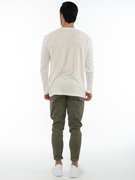 XAGON MAN Chino Trousers 2CR6017 Khaki XAGON MAN - 7