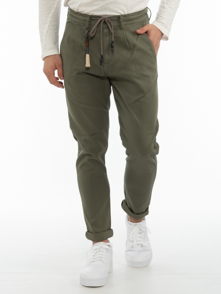 XAGON MAN Chino Trousers 2CR6017 Khaki XAGON MAN - 9