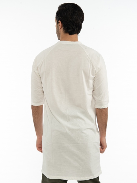 LA HAINE T-shirt long 3M BASE White LA HAINE - 2