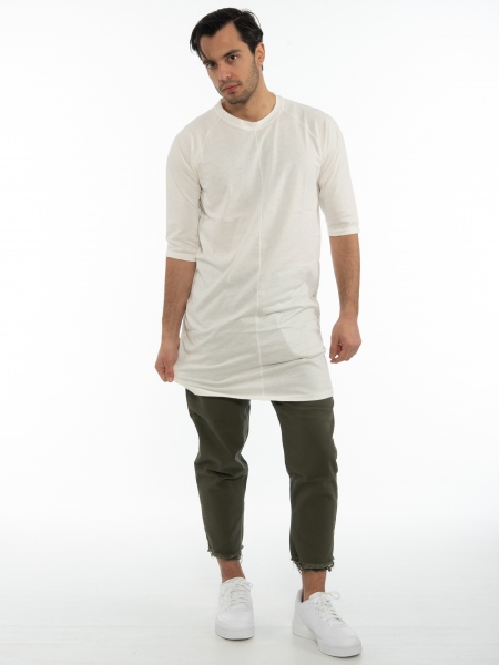 LA HAINE T-shirt long 3M BASE White LA HAINE - 8