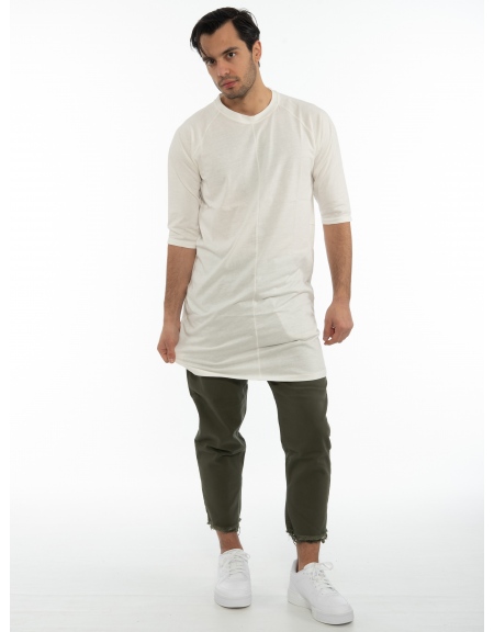 LA HAINE T-shirt long 3M BASE White LA HAINE - 8