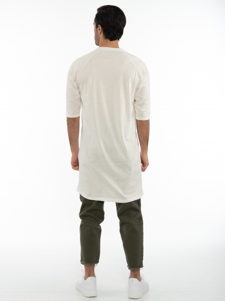 LA HAINE T-shirt long 3M BASE White LA HAINE - 7