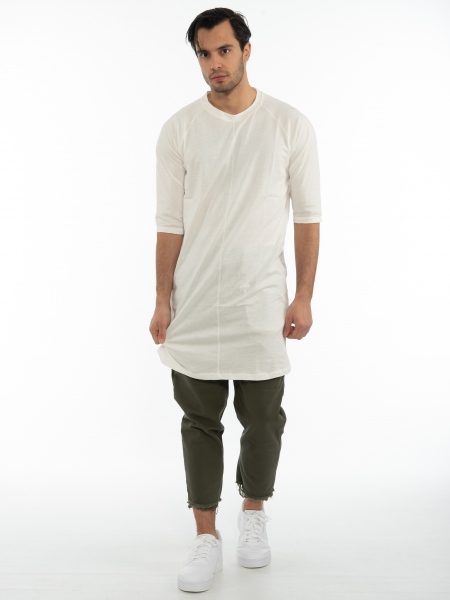 LA HAINE T-shirt long 3M BASE White LA HAINE - 6