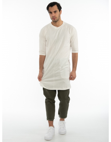 LA HAINE T-shirt long 3M BASE White LA HAINE - 6