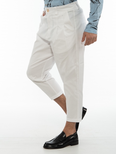 19 ATHENS Chino Trousers K22-1074 White NINETEEN - 4