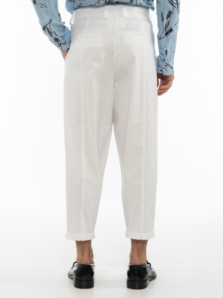 19 ATHENS Chino Trousers K22-1074 White NINETEEN - 2