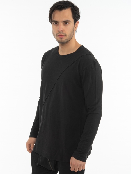 LA HAINE Μπλούζα 3J KONAN Μαύρο LA HAINE - 4