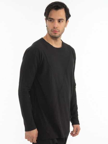 LA HAINE Μπλούζα 3J KONAN Μαύρο LA HAINE - 3