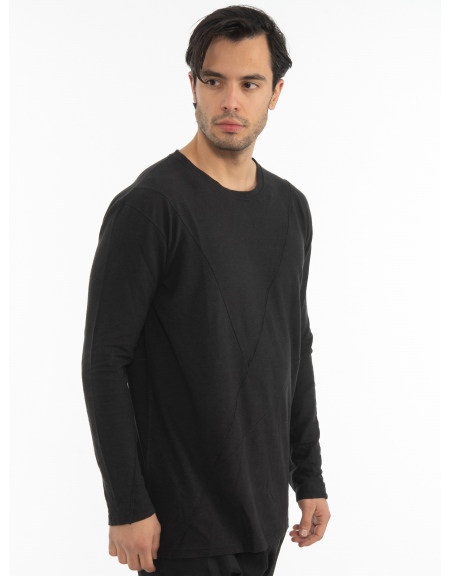 LA HAINE Μπλούζα 3J KONAN Μαύρο LA HAINE - 3