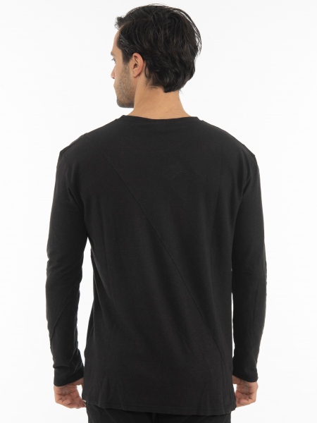 LA HAINE Μπλούζα 3J KONAN Μαύρο LA HAINE - 2