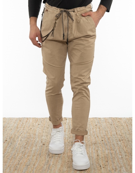 XAGON MAN Chino Trousers CR5001 Beige XAGON MAN - 7